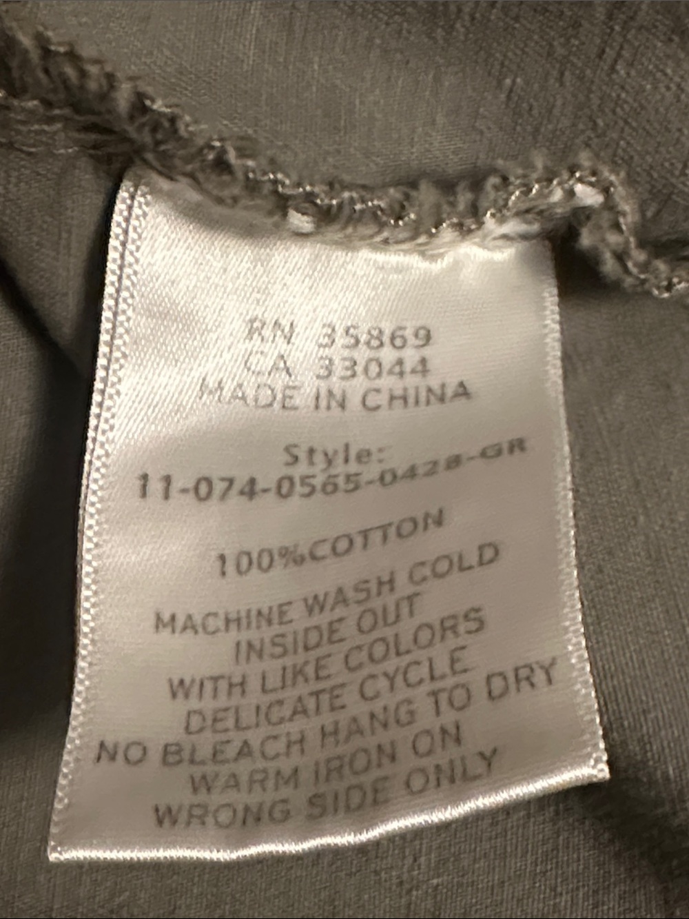 Stetson Olive Green Utility Vest with Embroidered Trim - Picture 6 of 6